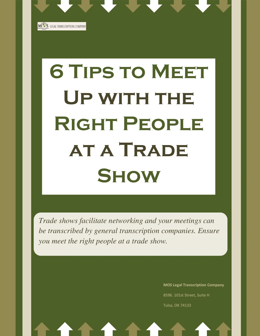 6 tips to meet up with the right people