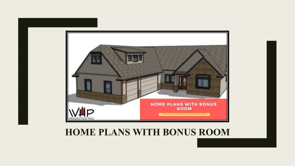 home plans with bonus room