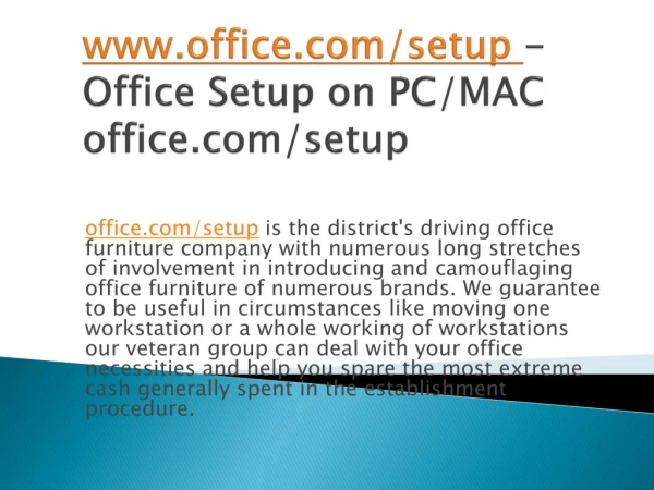 www office com setup office setup on pc mac office com setup