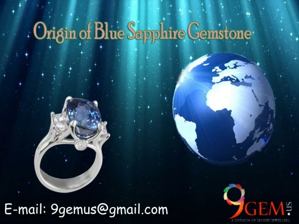 The Origins of Blue Sapphire Gemstone in different countries