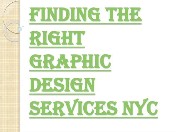 How to Choose Graphic Design Services NYC?