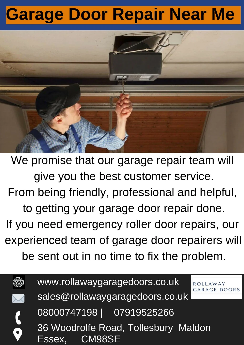 garage door repair near me