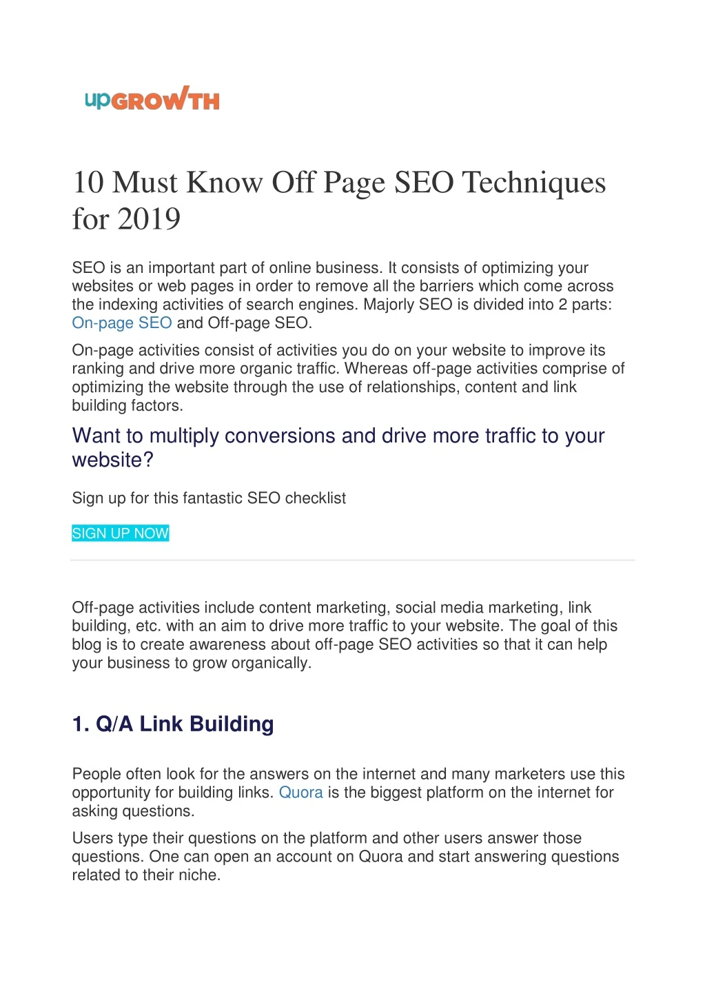 10 must know off page seo techniques for 2019