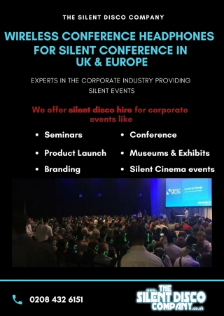 Silent Disco for Corporate Events - slide 1