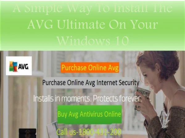A Simple Way To Install The AVG Ultimate On Your Windows 10