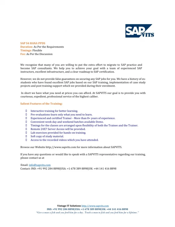 SAP S4 HANA PPDS PDF