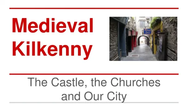 Medieval Kilkenny