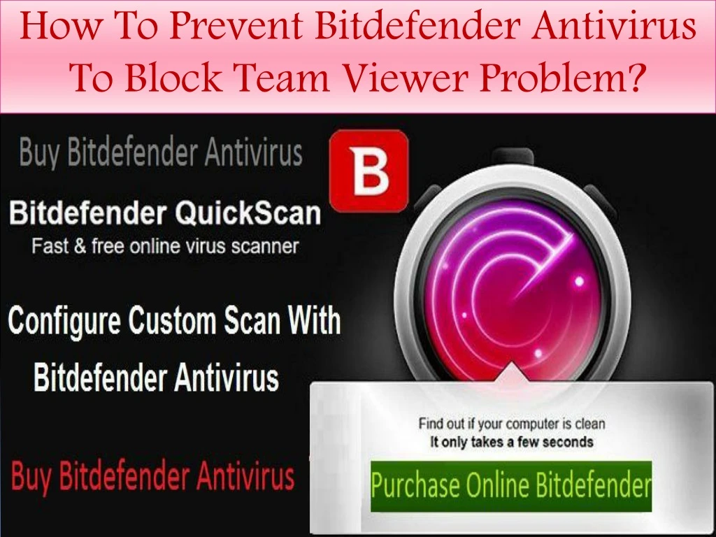 how to prevent bitdefender antivirus to block
