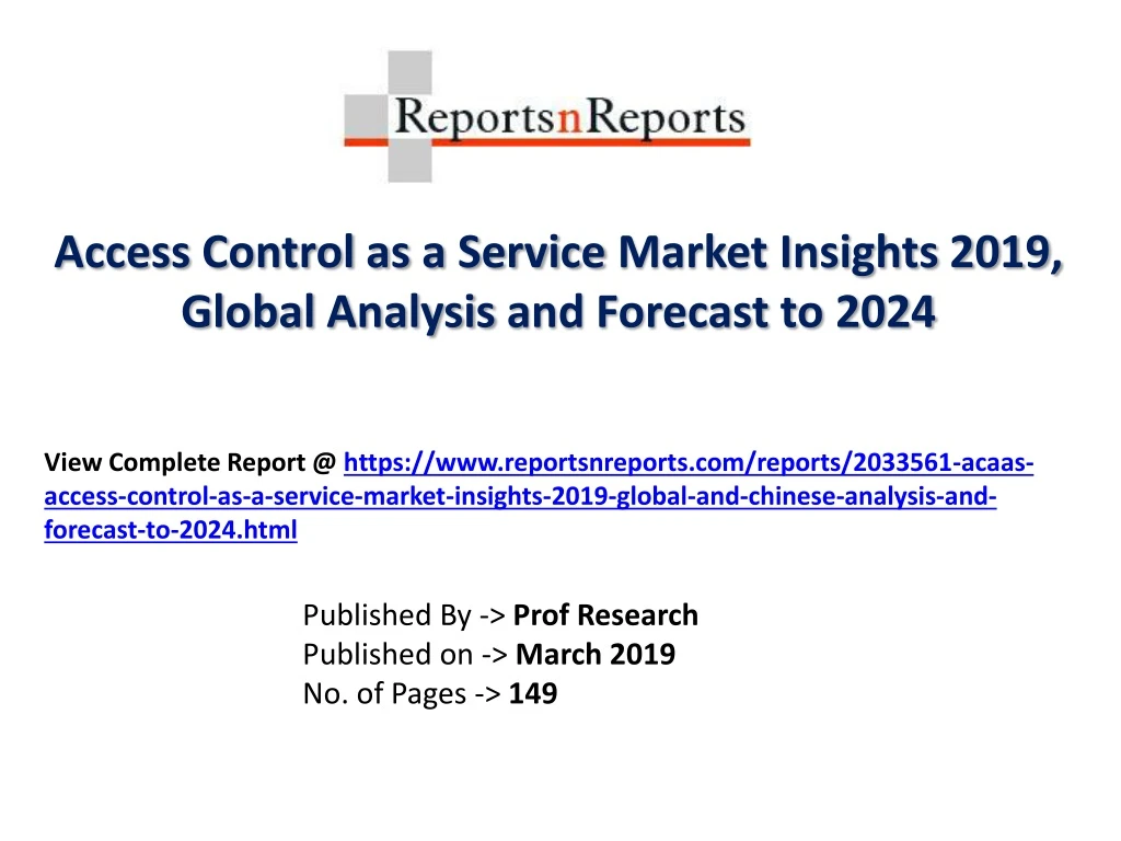 access control as a service market insights 2019