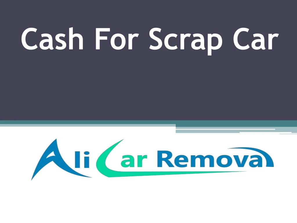cash for scrap car