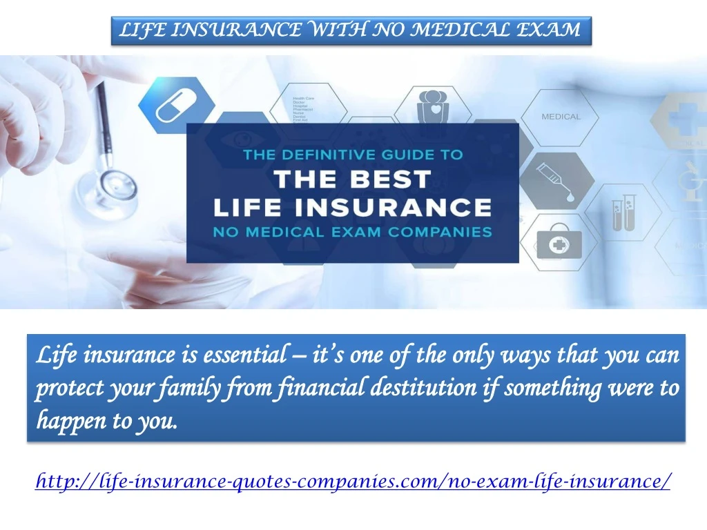 life insurance with no medical exam