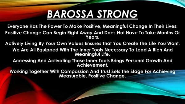 Depression Counselling Barossa-Barossa Strong