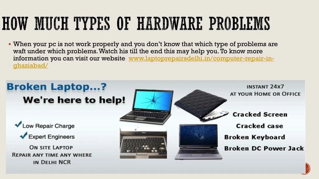 how much types of hardware problems