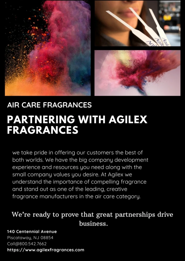 Air Fragrance Suppliers | Air Care Manufacturers | Agilex Fragrances