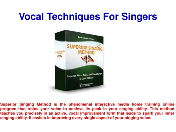 Important Vocal Training Tips