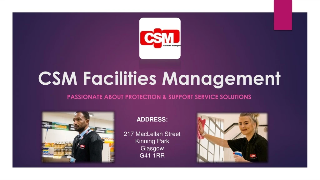 csm facilities management