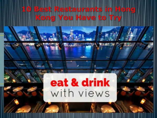 Top 10 Best Hong Kong Restaurant
