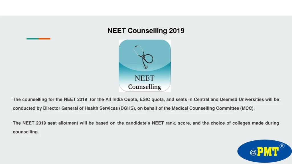 neet counselling 2019