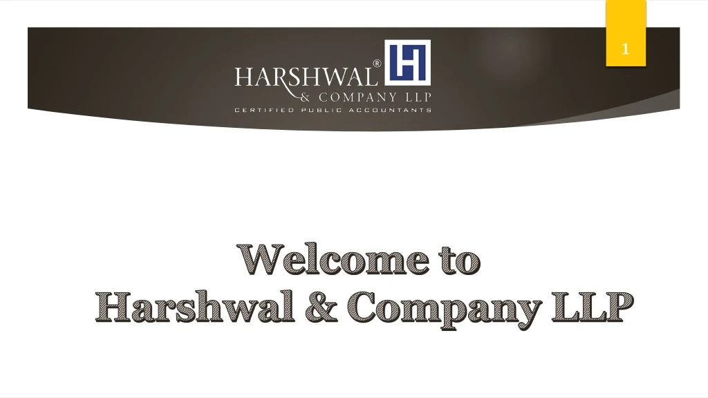 welcome to harshwal company llp