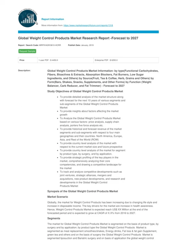 report information