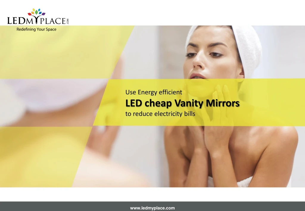 use energy efficient led cheap vanity mirrors