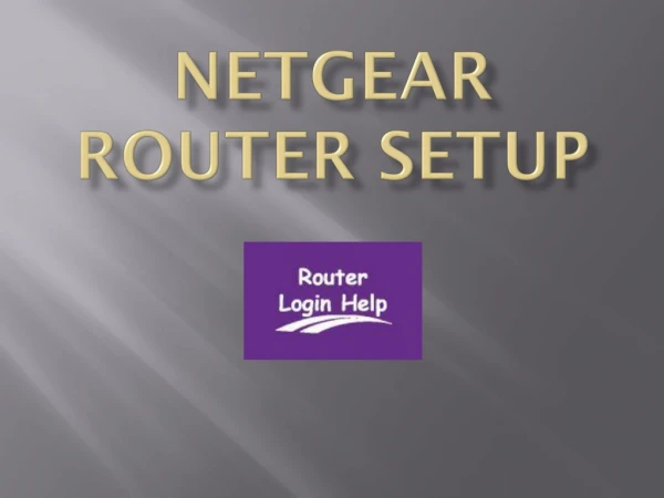 There is some basic Netgear Router Update