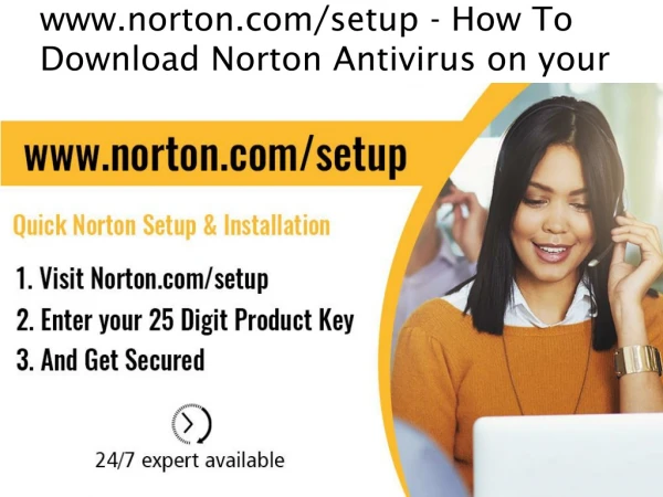 norton.com/setup - Install Norton Antivirus on your computer