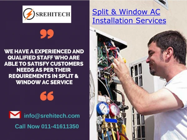 Split & Window AC Installation Services in India