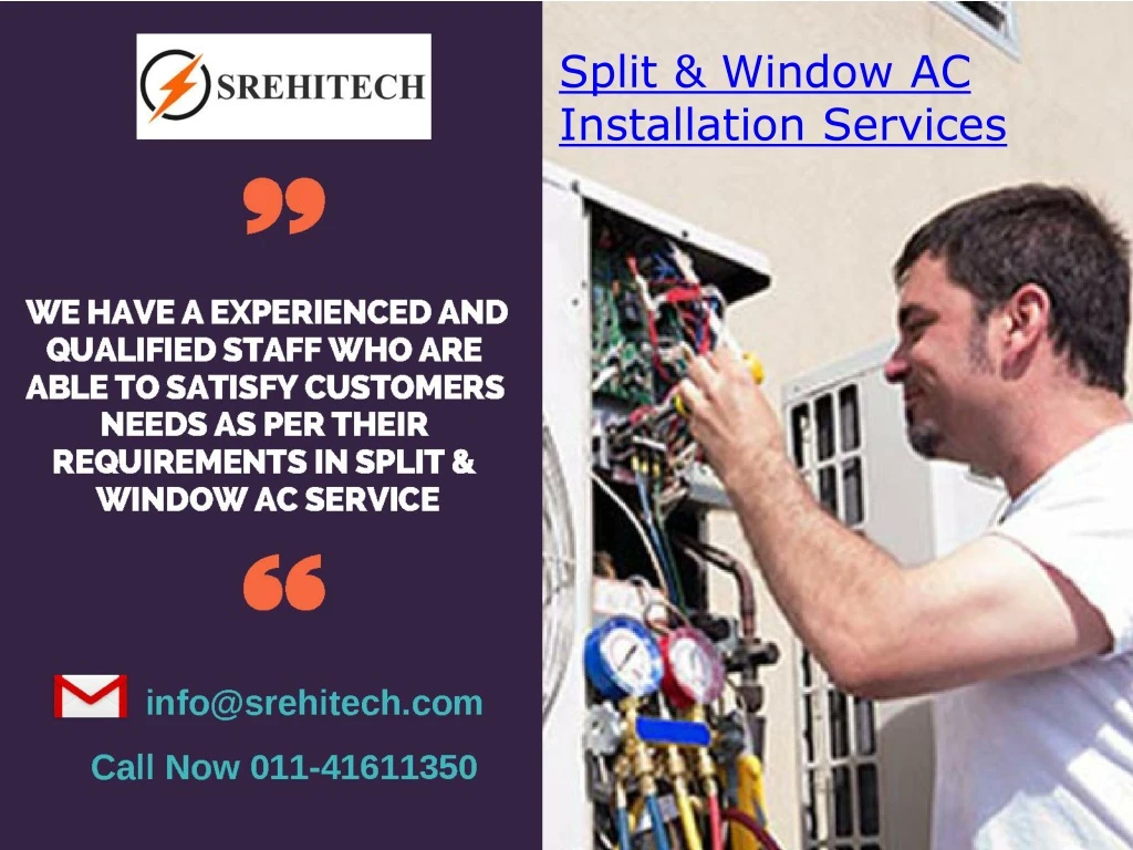 split window ac installation services