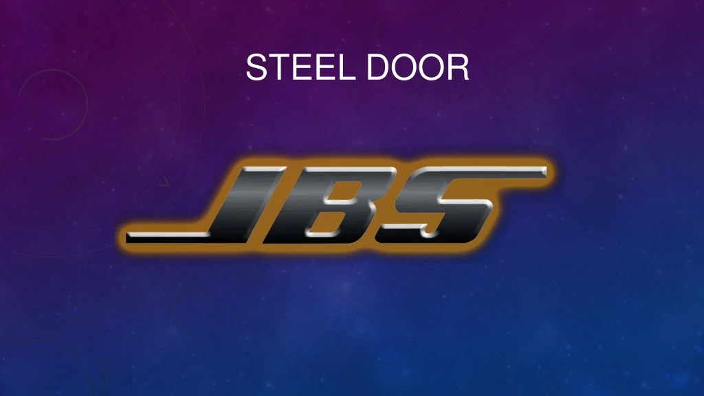 steel door