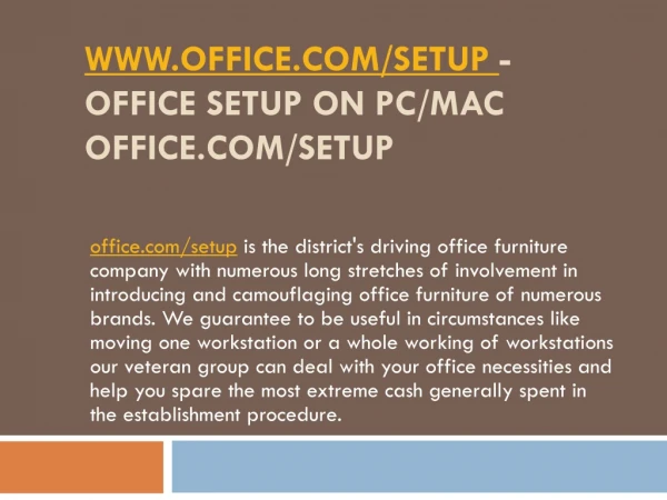 www office com setup office setup on pc mac office com setup