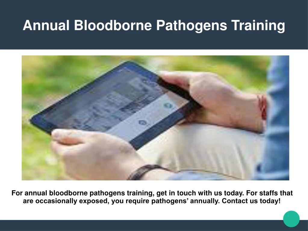 annual bloodborne pathogens training
