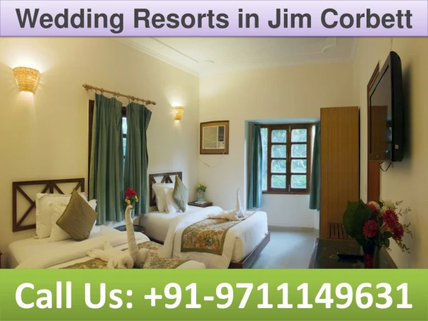 wedding resorts in jim corbett
