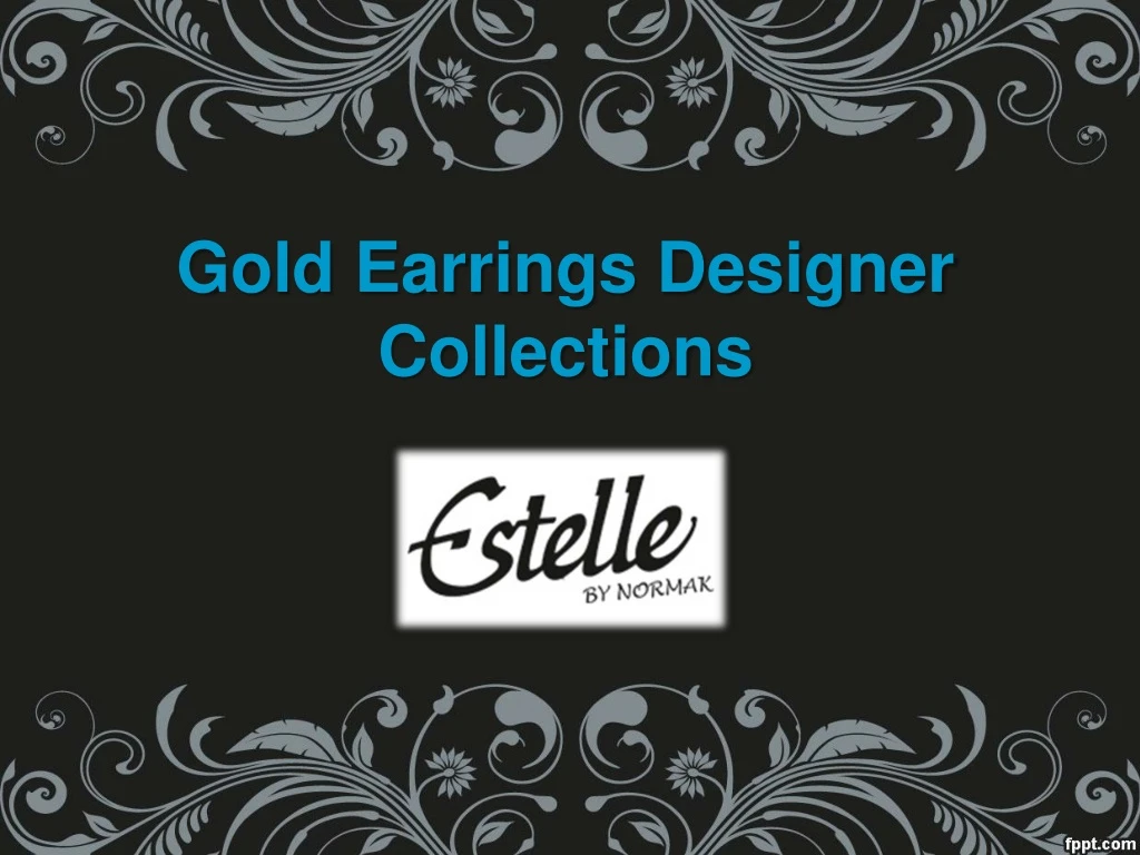 gold earrings designer collections