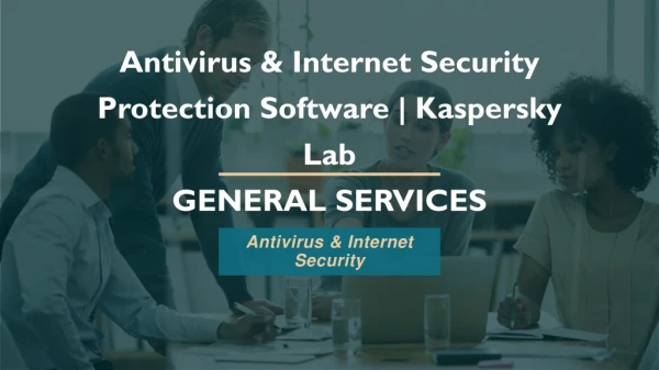 Kaspersky Antivirus & Internet Security Protection Software