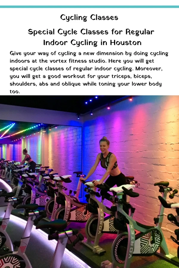 Special Cycle Classes for Regular Indoor Cycling in Houston