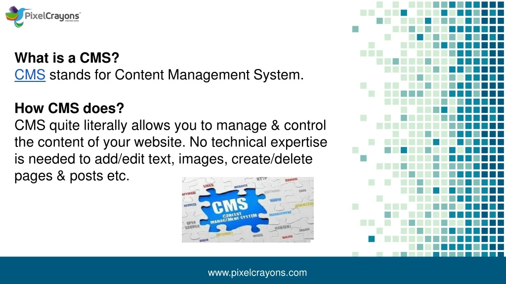what is a cms cms stands for content management