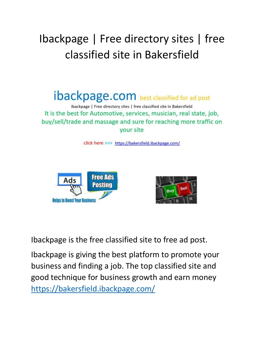 ibackpage free directory sites free classified