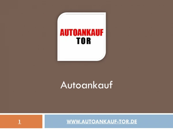 autoankauf