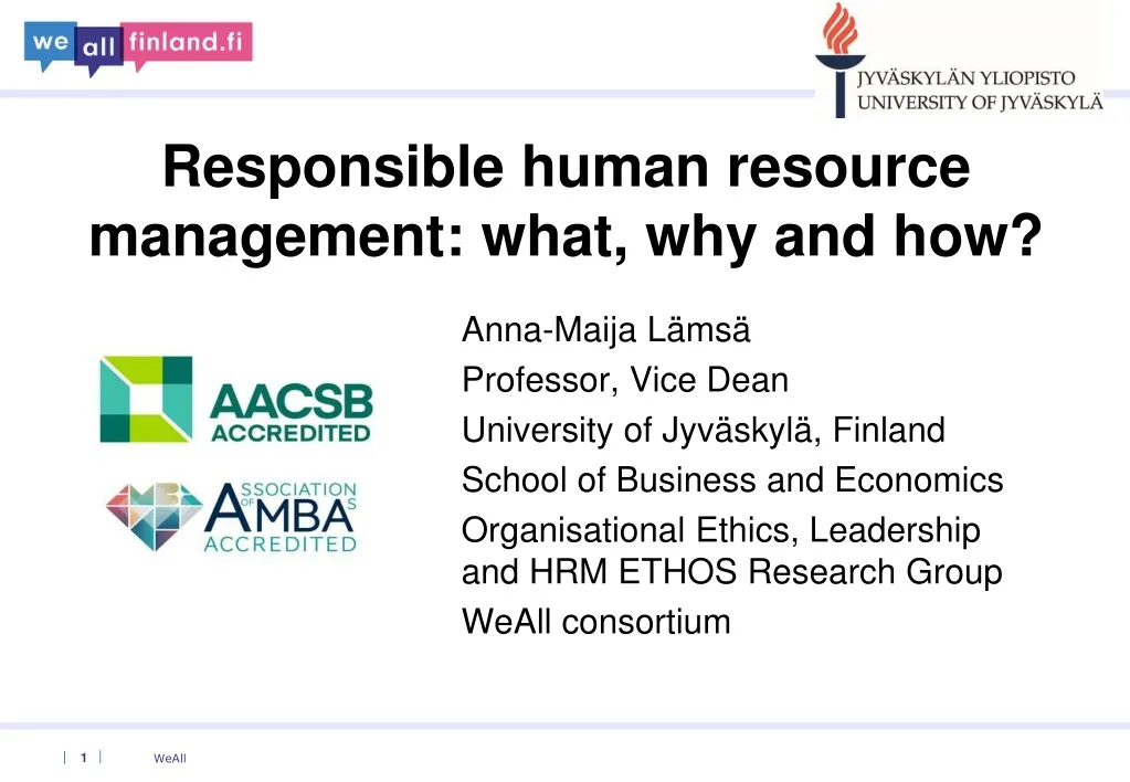 responsible human resource management what why and how