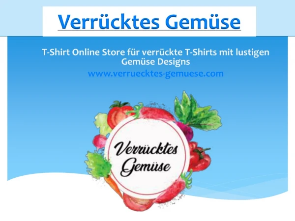 T-Shirt Online Shop – Comic Gemüse Designs | Verrücktes Gemüse