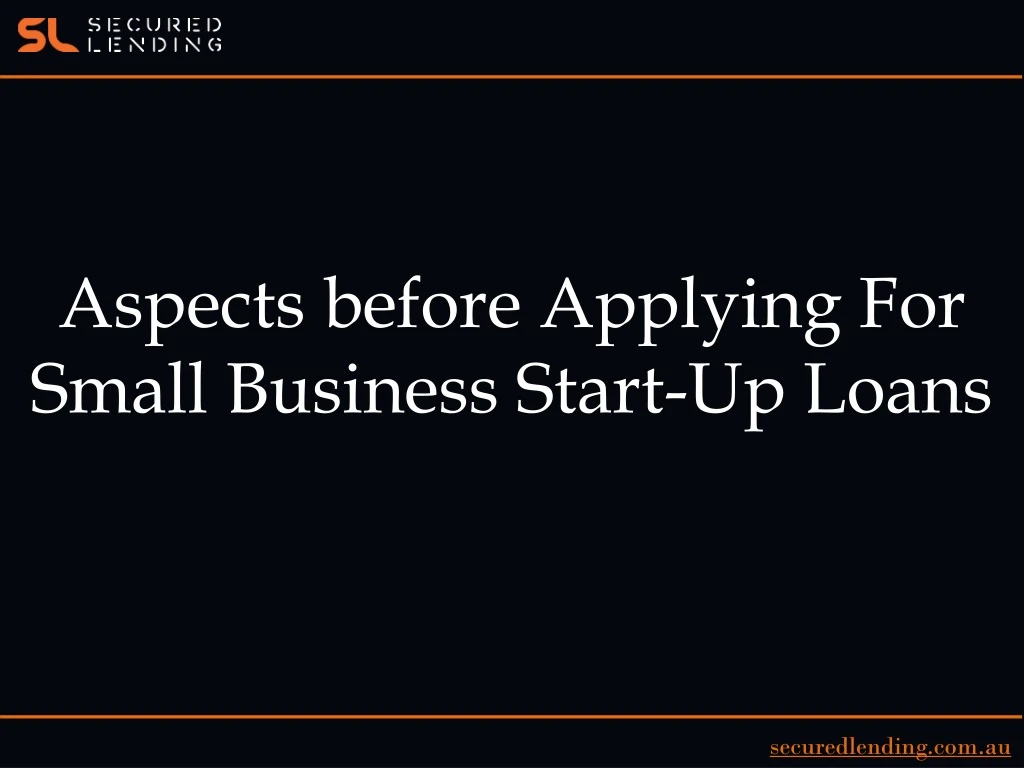 aspects before applying for small business start