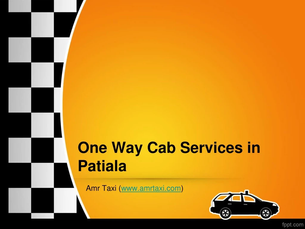 one way cab services in patiala