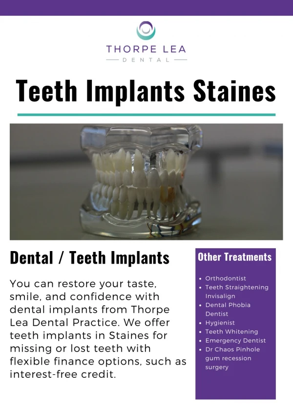 Teeth Implants Staines