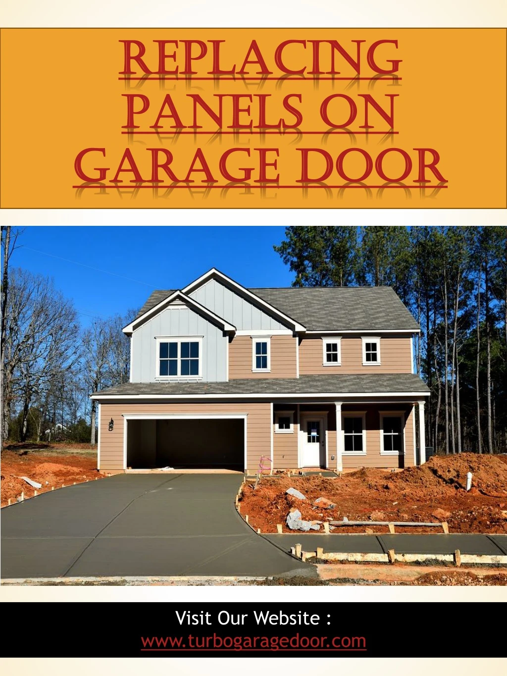 replacing panels on garage door