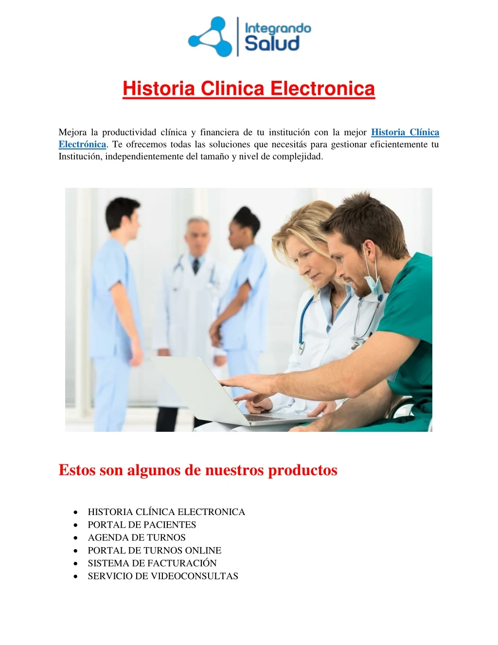 historia clinica electronica