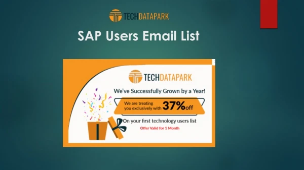 SAP Users Email List / SAP customers List