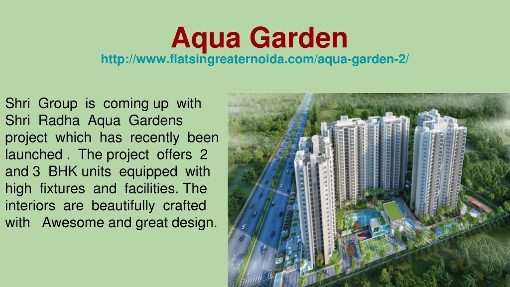 aqua garden http www flatsingreaternoida com aqua garden 2