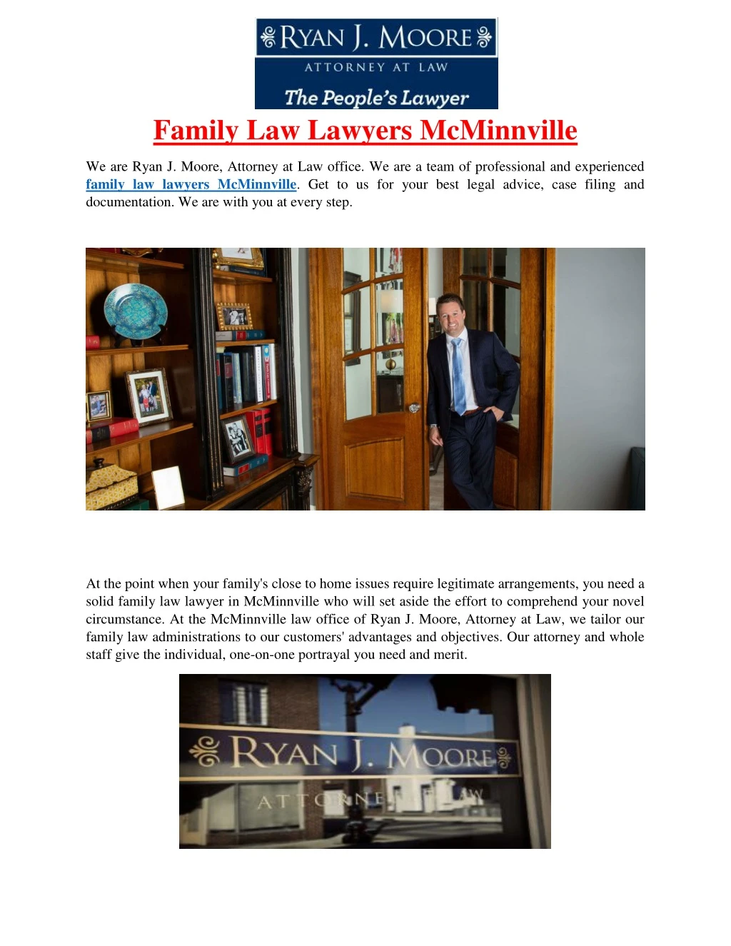 family law lawyers mcminnville