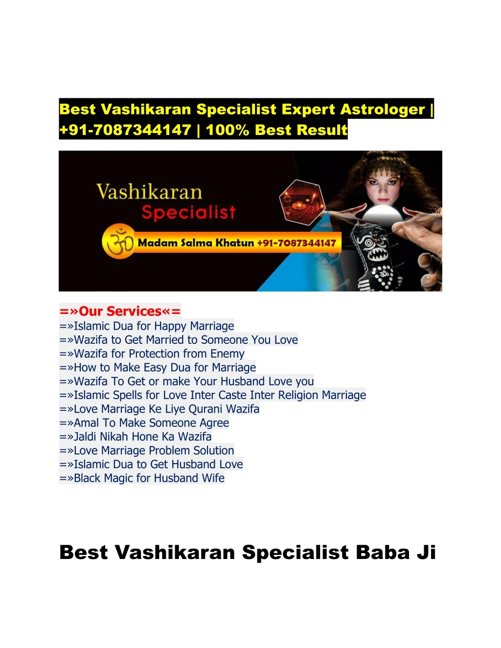 best vashikaran specialist expert astrologer